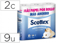 Papel higiénico Scottex Megarrollo (6 rollos)