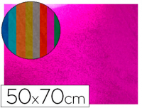 Goma EVA metalizada rosa 50x70 cm