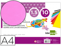 Lámina de goma EVA Din A4 de 1.5 mm rosa