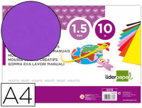 Lámina de goma EVA Din A4 de 1.5 mm violeta