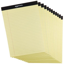 12 blocs de notas con 50 h. color amarillo canario - Amazon Basics