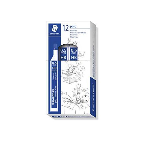 Caja 12 tubos de 12 minas Staedtler Polo 0.5 HB - Staedtler 257 Caja 12 tubos de 12 minas Staedtler Polo 0.5 HB - Staedtler 257
