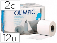 12 Rollos de papel higiénico de doble capa Olimpic