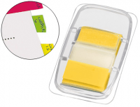 50 Índices de plástico marcapáginas amarillos