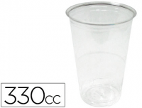 Vasos de plástico transparentes de 330 ml