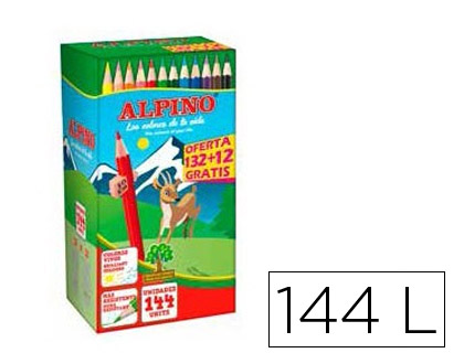 Alpino School Pack, 144 lápices