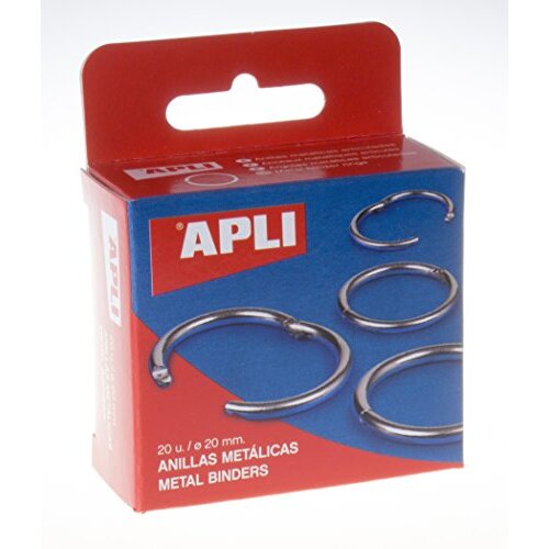 Apli 451 - Caja con 20 anillass metálicas de ø 20 mm Apli 451 - Caja con 20 anillass metálicas de ø 20 mm