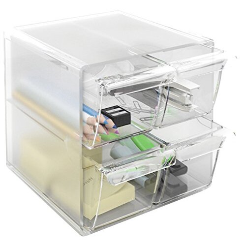 Archivo2000 Archicubo - Organizador modular cúbico con 4 cajones transparentes, 190×150×150 mm Archivo2000 Archicubo - Organizador modular cúbico con 4 cajones transparentes, 190×150×150 mm