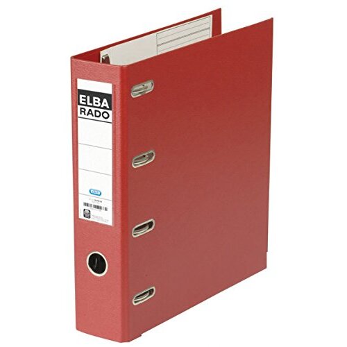 Elba Rado Plast - Archivador A4 de alta resistencia para uso intenso, cartón rígido forrado de PVC en exterior/interior Elba Rado Plast - Archivador A4 de alta resistencia para uso intenso, cartón rígido forrado de PVC en exterior/interior