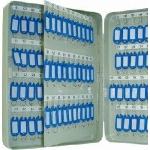 Armario metálico para 140 llaves, con cerradura, color gris - Q-Connect Pearl Armario metálico para 140 llaves, con cerradura, color gris - Q-Connect Pearl