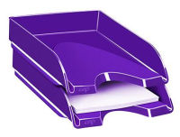 Bandeja apilable de sobremesa folio violeta