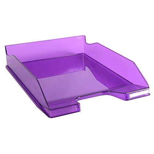 Bandejas traslúcidas de correo, A4, violeta brillo - Exacompta Aquarel Combo 113219D Bandejas traslúcidas de correo, A4, violeta brillo - Exacompta Aquarel Combo 113219D