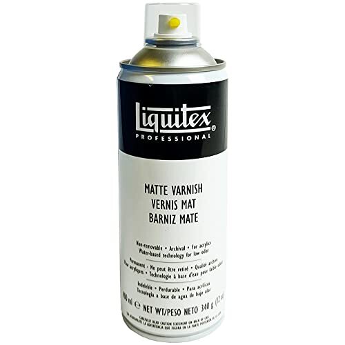 Barniz mate para pintura acrílica en espray 400 ml - Liquitex Profesional