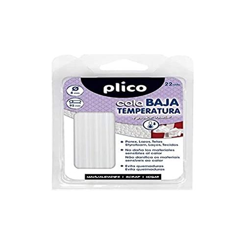 Blíster 22 barras termofusibles de cola de baja temperatura, ø 8 × 95 mm Blíster 22 barras termofusibles de cola de baja temperatura, ø 8 × 95 mm
