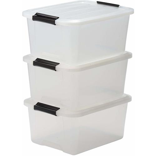 mDesign Caja para té con 8 compartimentos – Caja para bolsas de té con tapa  abatible para proteger el contenido – Caja de plástico para guardar té e  infusiones – transparente 