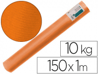 Bobina papel kraft liso 100x150 65g naranja