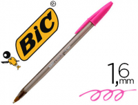 Bolígrafos Bic Cristal Fun rosa