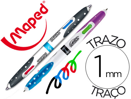Bolígrafo Maped de cuatro colores