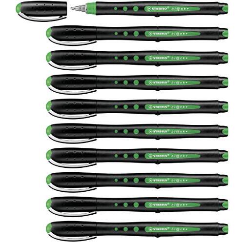 Paquete bolígrafos Stabilo Roller Bl@ck, 0.3 mm, verde Paquete bolígrafos Stabilo Roller Bl@ck, 0.3 mm, verde