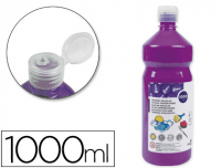Bote de témpera líquida 1 litro violeta