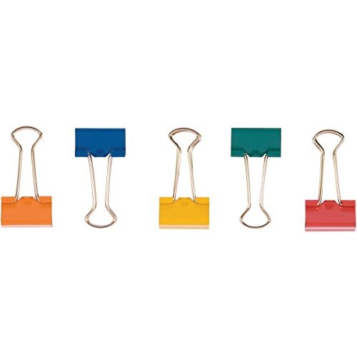 Caja 10 pinzas reversibles de colores n.º 2 (24 mm) Caja 10 pinzas reversibles de colores n.º 2 (24 mm)