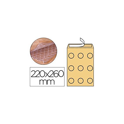Caja 100 bolsas de burbuja Nº 15 de 220x260 mm Caja 100 bolsas de burbuja Nº 15 de 220x260 mm