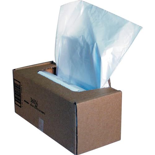 Pack 50 bolsas para recoger residuos de trituradora de papel, 94 litros - Fellowes Pack 50 bolsas para recoger residuos de trituradora de papel, 94 litros - Fellowes