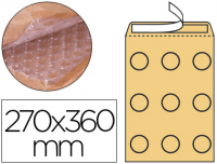 Caja 50 sobres burbuja Nº 18 de 270x360 mm