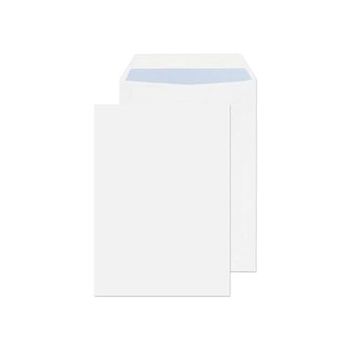 Caja 500 bolsas 162x229 mm (C5) blancas 90g autoadhesivas, tira de silicona Caja 500 bolsas 162x229 mm (C5) blancas 90g autoadhesivas, tira de silicona