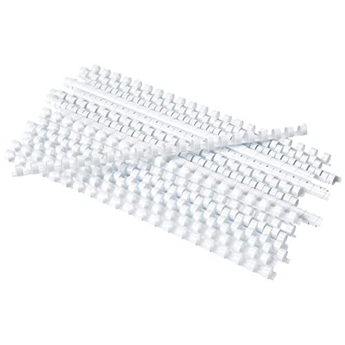 Canutillos de plástico blancos, 10 mm - Fellowes Canutillos de plástico blancos, 10 mm - Fellowes