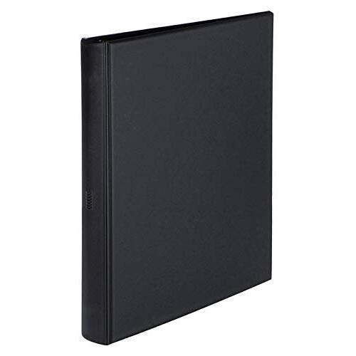 Multifin Alfa 3002-M - Carpeta 11 anillas de 25 mm, tamaño cuarto, plástico negro Multifin Alfa 3002-M - Carpeta 11 anillas de 25 mm, tamaño cuarto, plástico negro