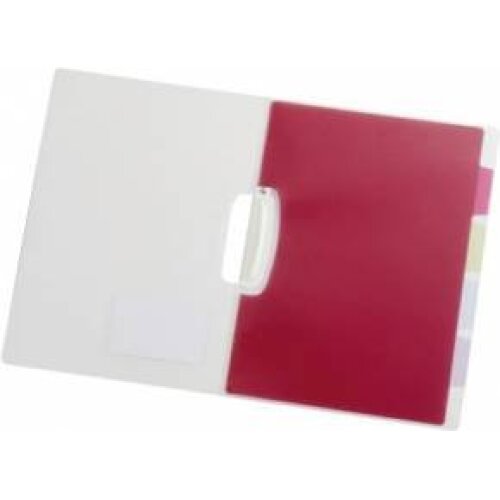 Carpeta con pinza lateral y separadores, polipropileno transparente, Din A4 - Liderpapel Carpeta con pinza lateral y separadores, polipropileno transparente, Din A4 - Liderpapel