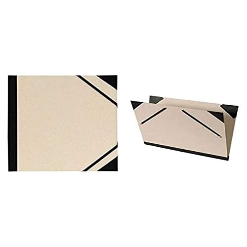 Canson Brut - Carpeta de dibujo 61 × 81 cm, con gomas, color kraft claro Canson Brut - Carpeta de dibujo 61 × 81 cm, con gomas, color kraft claro