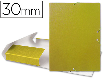 carpeta de proyectos 3 cm, amarilla
