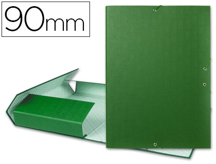 carpeta de proyectos 9 cm, verde