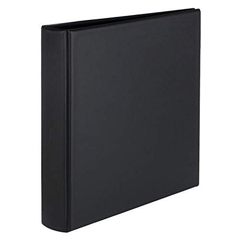Multifin Alfa 3002-G - Carpeta 11 anillas de 40 mm, plástico negro, formato cuarto Multifin Alfa 3002-G - Carpeta 11 anillas de 40 mm, plástico negro, formato cuarto