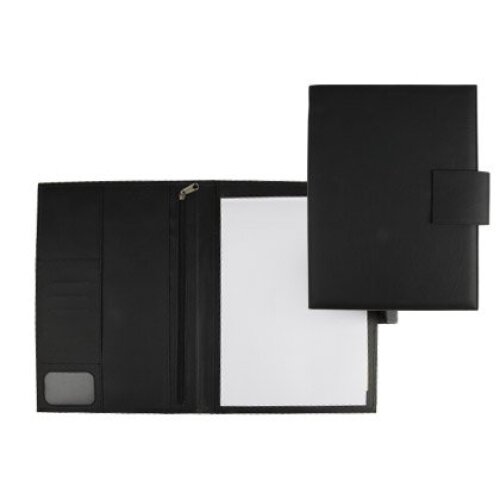 Carpeta portafolios artesanía polipiel, negro, con solapa, 346×250×25 mm Carpeta portafolios artesanía polipiel, negro, con solapa, 346×250×25 mm