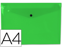 Carpeta sobre Din A4 con broche verde claro