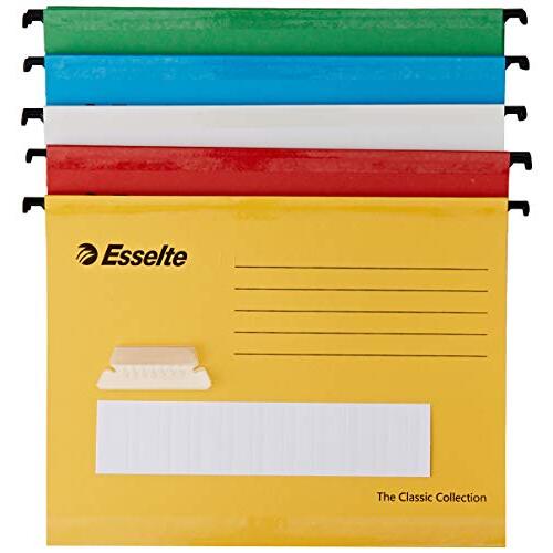 Set 10 carpetas colgantes de colores, A4 - Esselte Pendaflex The Classic Collection Set 10 carpetas colgantes de colores, A4 - Esselte Pendaflex The Classic Collection