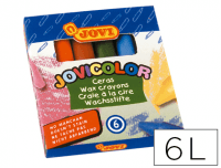Ceras Jovicolor, caja de 6 colores