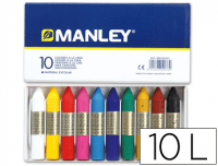 Ceras Manley de 10 colores