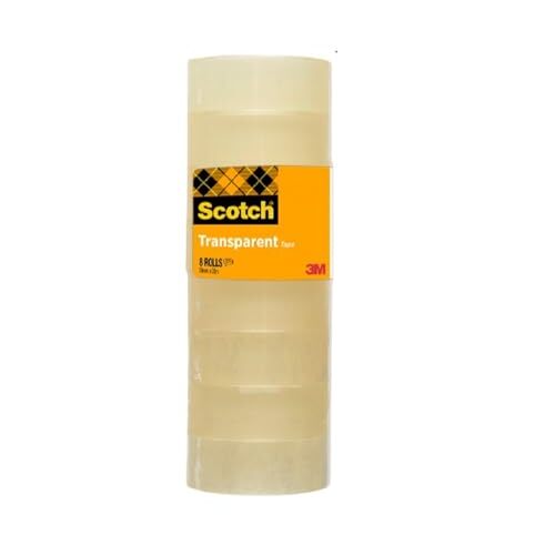 8 rollos cinta adhesiva Scotch 508, 19 mm × 33 metros 8 rollos cinta adhesiva Scotch 508, 19 mm × 33 metros