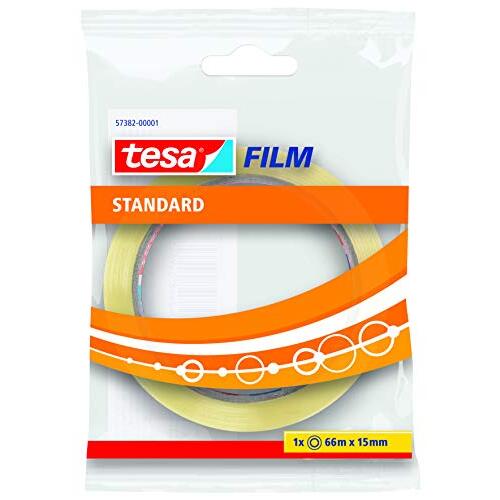 Cinta adhesiva Tesa Standard 66 m × 15 mm Cinta adhesiva Tesa Standard 66 m × 15 mm