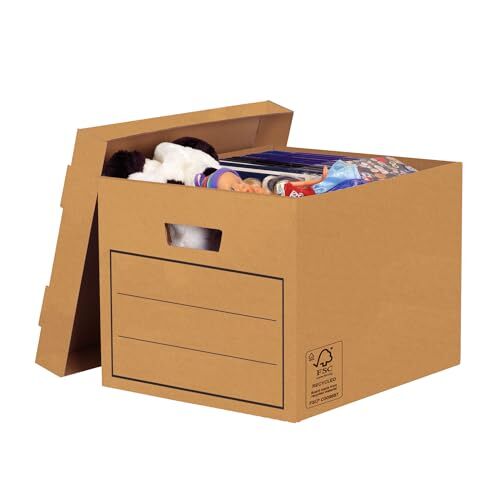 10 contenedores reciclados ecológicos, marrones - Fellowes Bankers Box 10 contenedores reciclados ecológicos, marrones - Fellowes Bankers Box