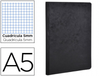 Cuaderno Clairefontaine Age Bag A5 Cuadrícula 5 mm Negro