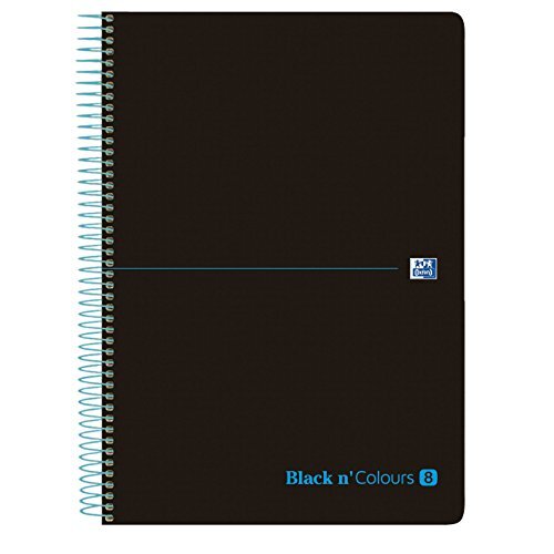 Pack 5 cuadernos Oxford Europeanbook 8 asignaturas A4+ 160h 5x5 negro/turquesa Pack 5 cuadernos Oxford Europeanbook 8 asignaturas A4+ 160h 5x5 negro/turquesa