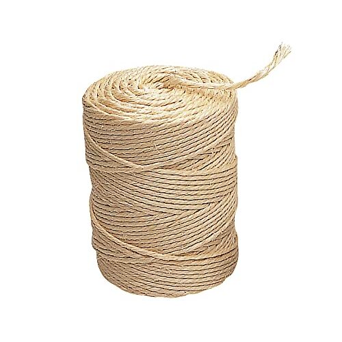 Cuerda de sisal, bobina 1 kg, tres cabos - Liderpapel Cuerda de sisal, bobina 1 kg, tres cabos - Liderpapel