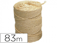 Cuerda sisal de 3 cabos Liderpapel rollo de 0.5 kg