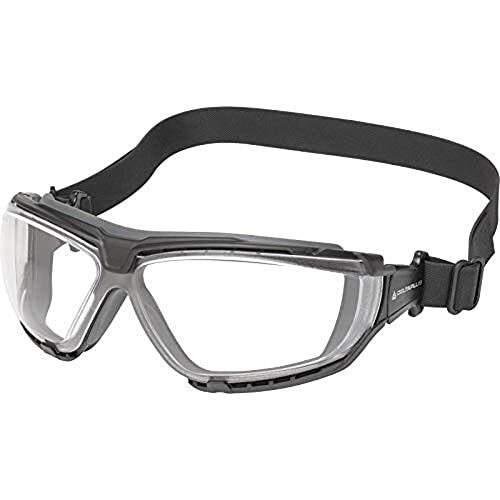 Delta Plus - Gafas monobloque policarbonato con TPE, incoloras, ajuste elástico Delta Plus - Gafas monobloque policarbonato con TPE, incoloras, ajuste elástico