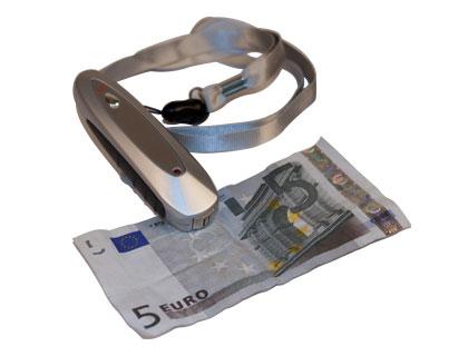 Detector de billetes falsos de bolsillo